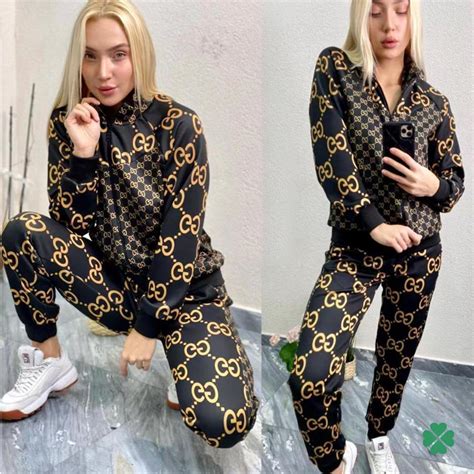 womens gucci tracksuit|gucci tracksuit women's price.